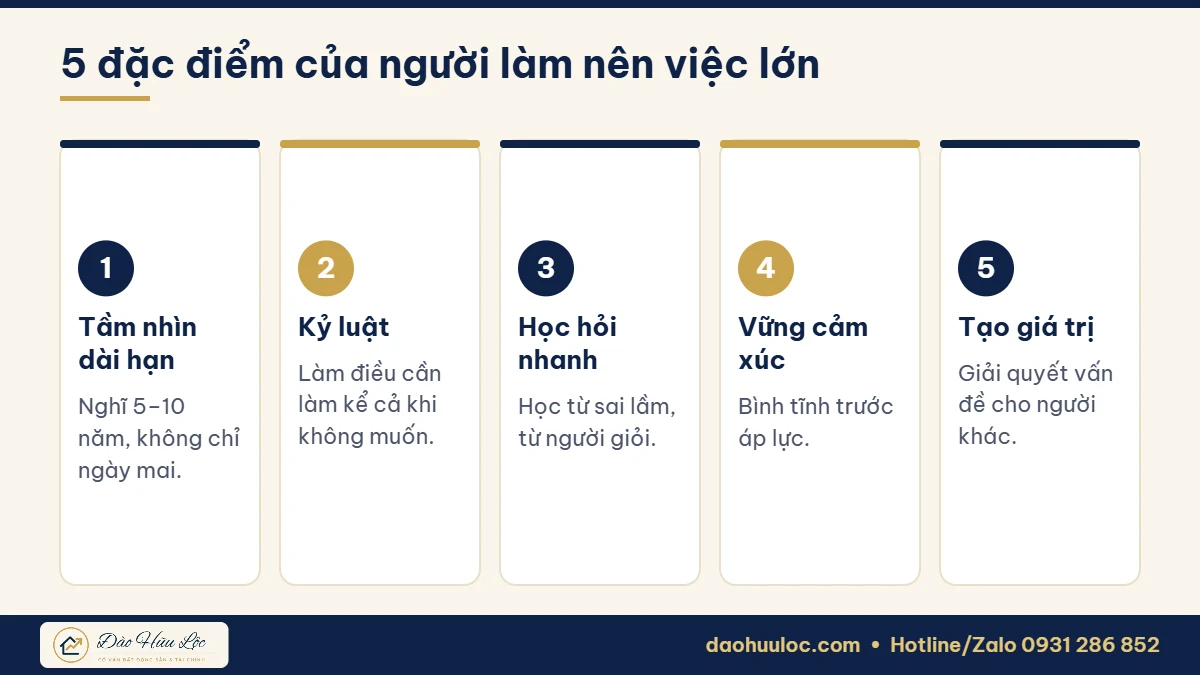 5 đặc điểm của người có năng lực
