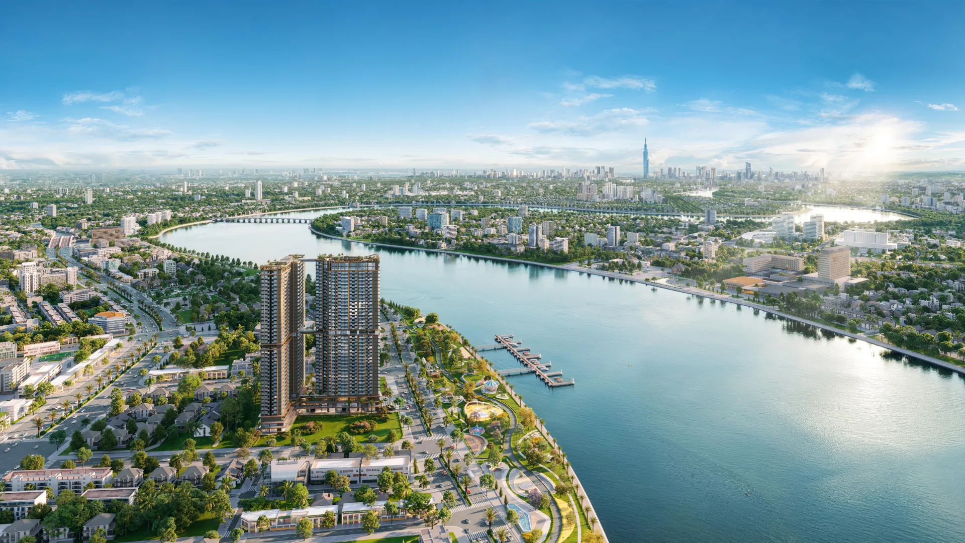 A&T Saigon Riverside bên sông Sài Gòn