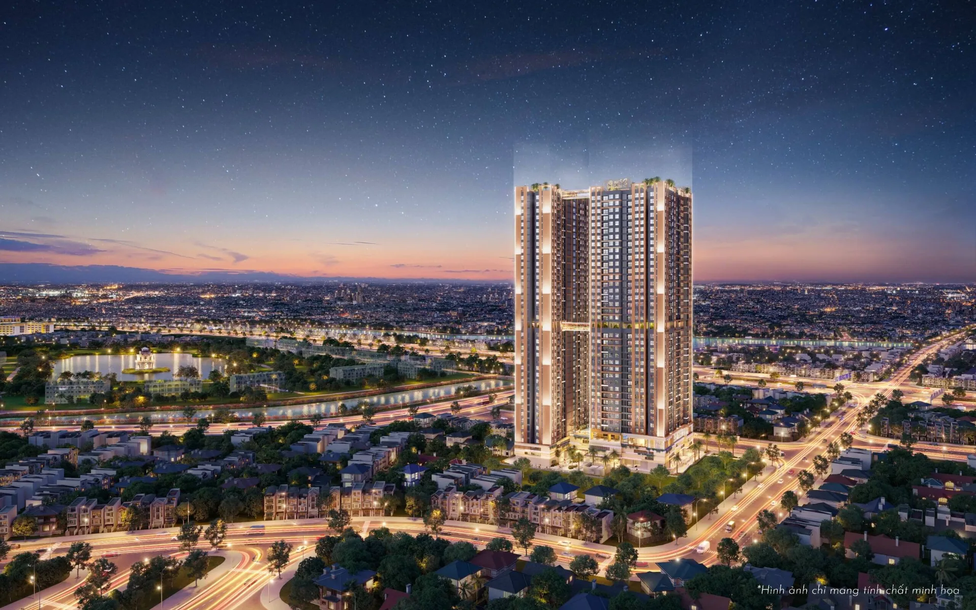 Phối cảnh A&T Sky Garden ban ngày