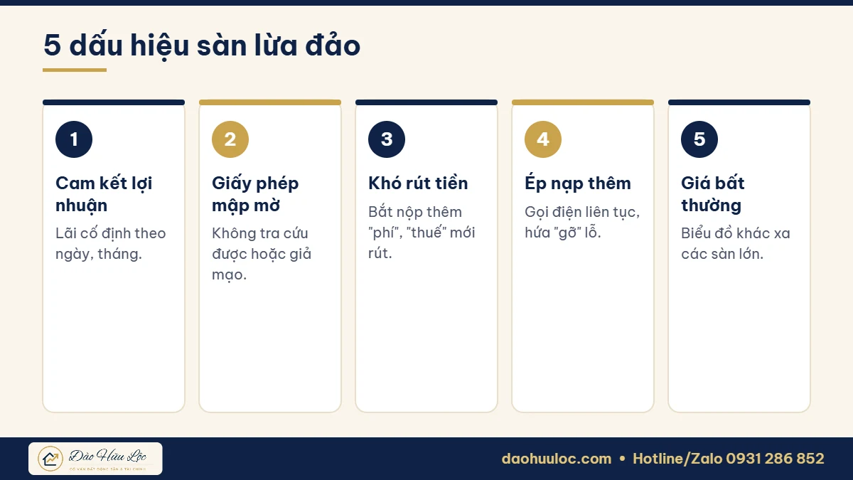 Dấu hiệu nhận biết sàn forex lừa đảo