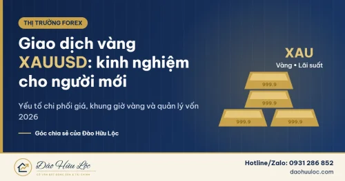 Kinh nghiệm giao dịch vàng XAUUSD cho người mới 2026