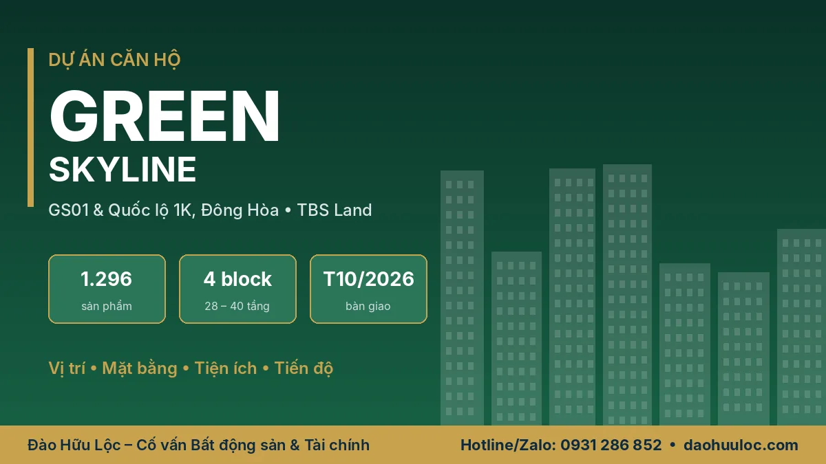 Dự án căn hộ Green Skyline TBS Land