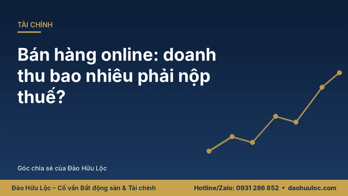 Hơn 32.000 người bán hàng online bị xử phạt, truy thu thuế: Doanh thu bao nhiêu phải nộp thuế, nộp những loại thuế nào