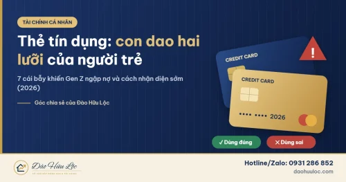 Thẻ tín dụng – con dao hai lưỡi của người trẻ