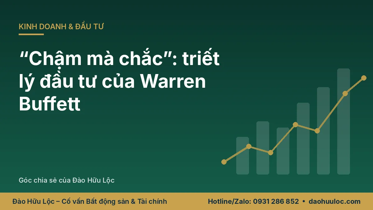 Theo đuổi triết lý đầu tư ‘chậm mà chắc’, đến năm 32 tuổi Warren Buffett mới trở thành triệu phú