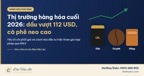 Thị trường hàng hóa cuối năm 2026 – dầu vượt 112 USD, cà phê neo cao
