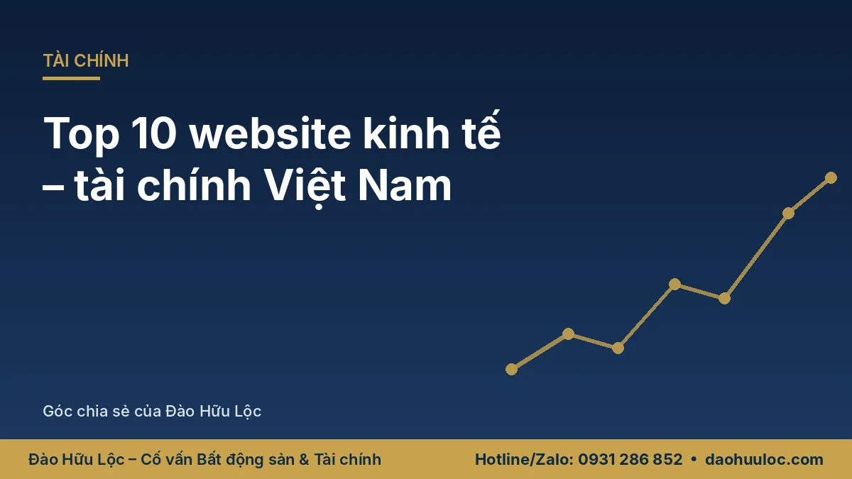 Top 10 Website kinh tế, tài chính, chứng khoán lớn nhất Việt Nam