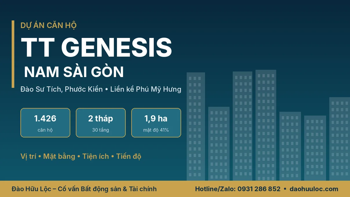 Dự án căn hộ TT Genesis Nam Sài Gòn