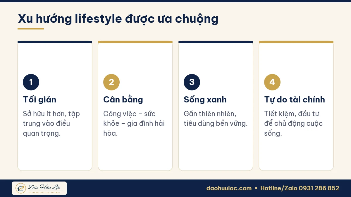 Các xu hướng lifestyle phổ biến năm 2026